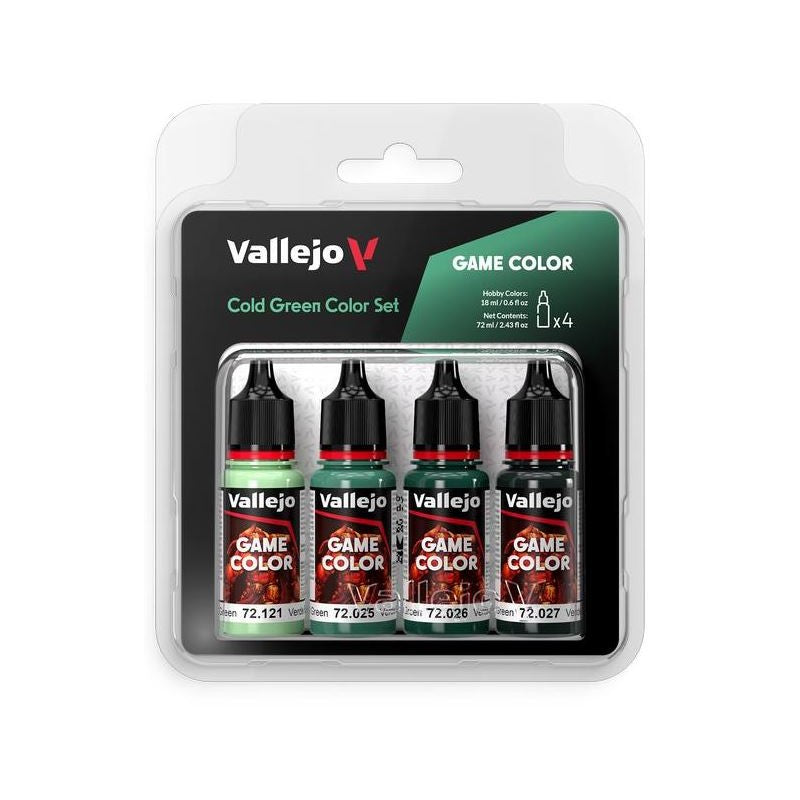 Vallejo - Game Color Set Verde Frio 4x 18ml