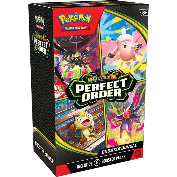 Pokémon TCG: Mega Evolution Perfect Order Booster Bundle (Ingles)