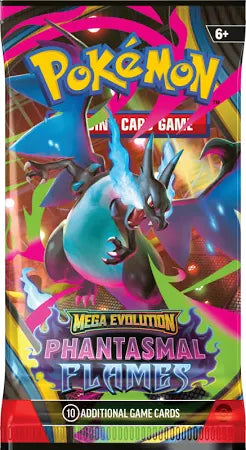 Pokemon TCG: Mega Evolution 02 Phantasmal Flames - Booster - 10 cartas por sobre (Ingles)