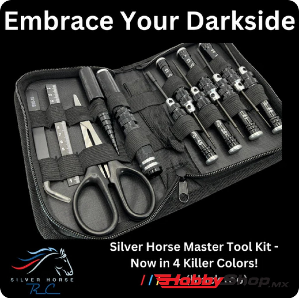 Silver Horse Rc - Master Tool Kit For Mini-Z And 1/28 Scale Black En Existencia