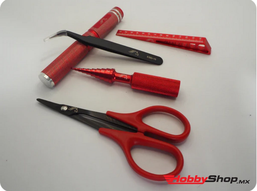 Silver Horse Rc - Master Tool Kit For Mini-Z And 1/28 Scale Red En Existencia