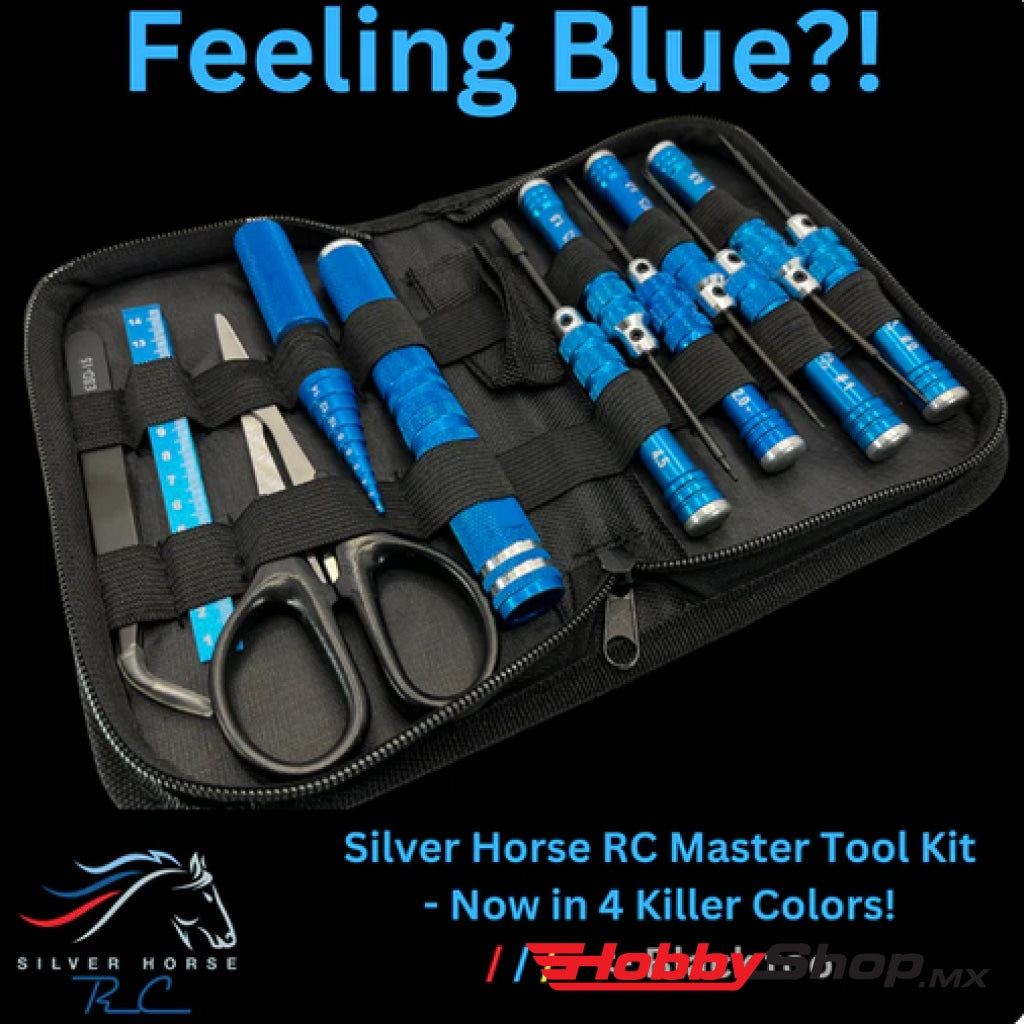 Silver Horse Rc - Tool Kit For Mini-Z And 1/28 Scale Blue En Existencia