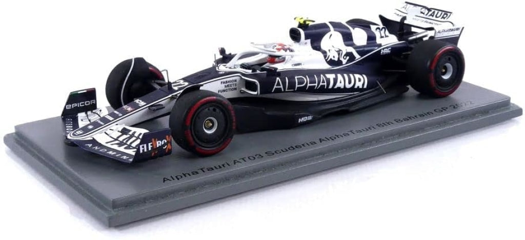 Spark - Alpha Tauri F1 At03 Honda Team #22 Bahrain Gp 2022 Yuki Tsunoda Escala 1:43 En Existencia