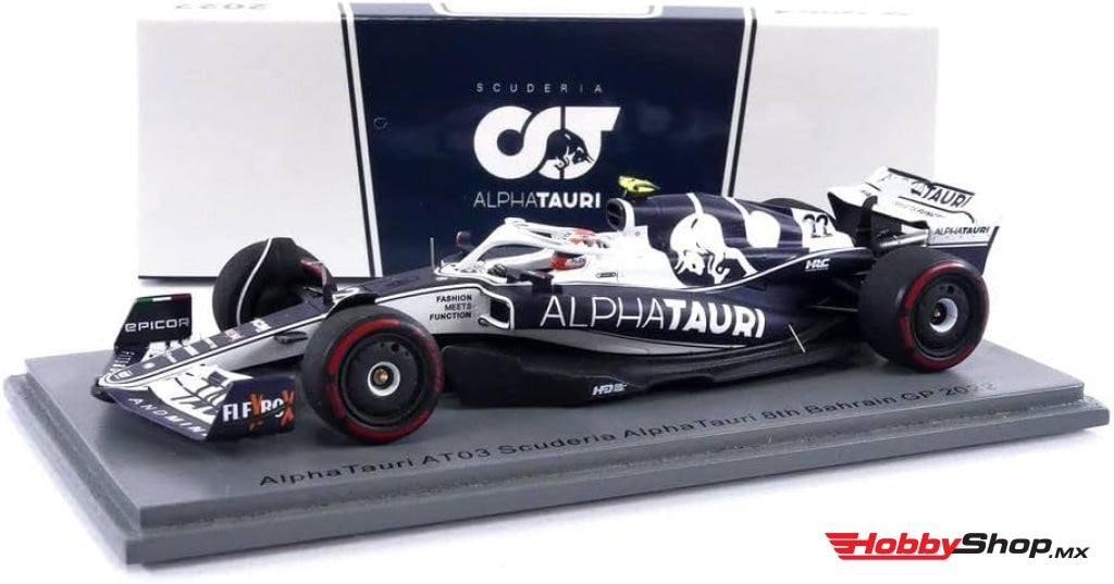 Spark - Alpha Tauri F1 At03 Honda Team #22 Bahrain Gp 2022 Yuki Tsunoda Escala 1:43 En Existencia