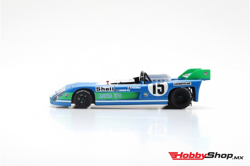 Spark - Matra Simca Ms 670 #15 Winner 24H Le Mans 1972 H. Pescarolo G. Hill Escala 1:43 En