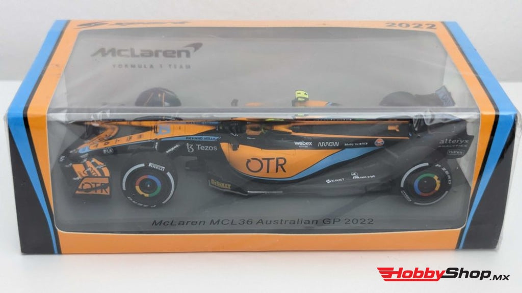 Spark - Mclaren F1 Mcl36 Mercedes Team #4 Australian Gp 2022 Lando Norris Escala 1:43 En Existencia