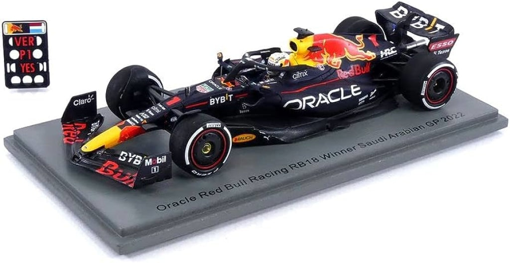 Spark - Red Bull F1 Rb18 Team Oracle Racing #1 Winner Saudi Arabia Gp World Champion 2022 Max