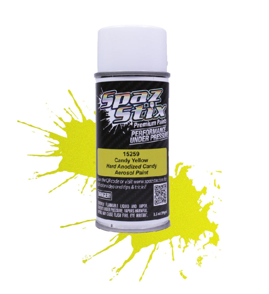 Spaz Stix - Candy Yellow Aerosol Paint 3.5Oz Can En Existencia