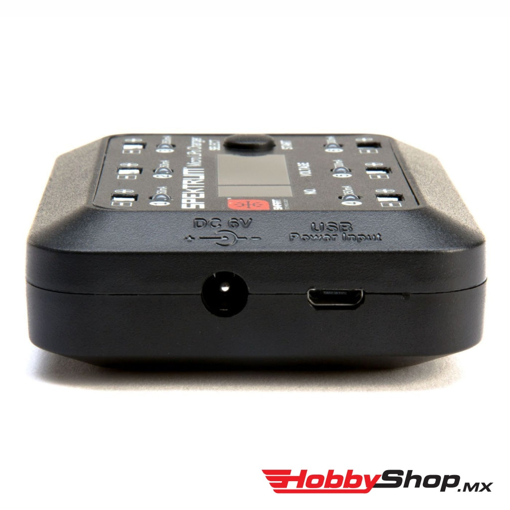 Spektrum - S63 Micro 6-Port Dc/usb 1S Lipo Cargador Inteligente En Existencia