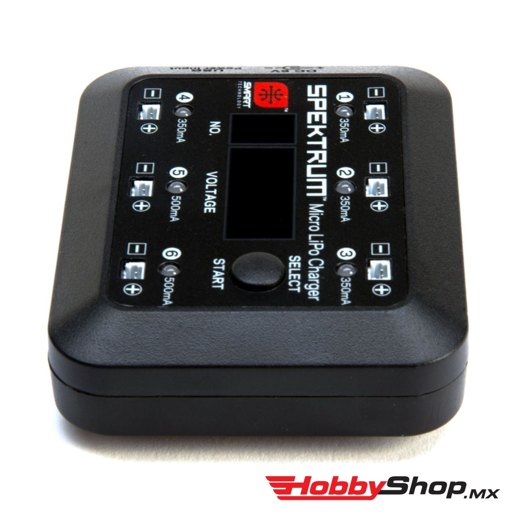 Spektrum - S63 Micro 6-Port Dc/usb 1S Lipo Cargador Inteligente En Existencia