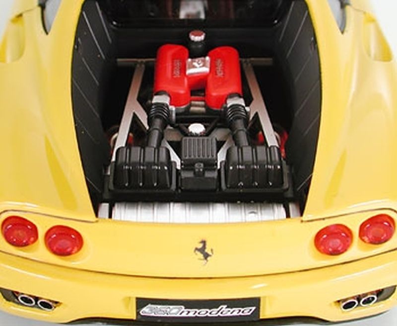 Tamiya - Ferrari 360 Modena Plastic Model, Yellow Version