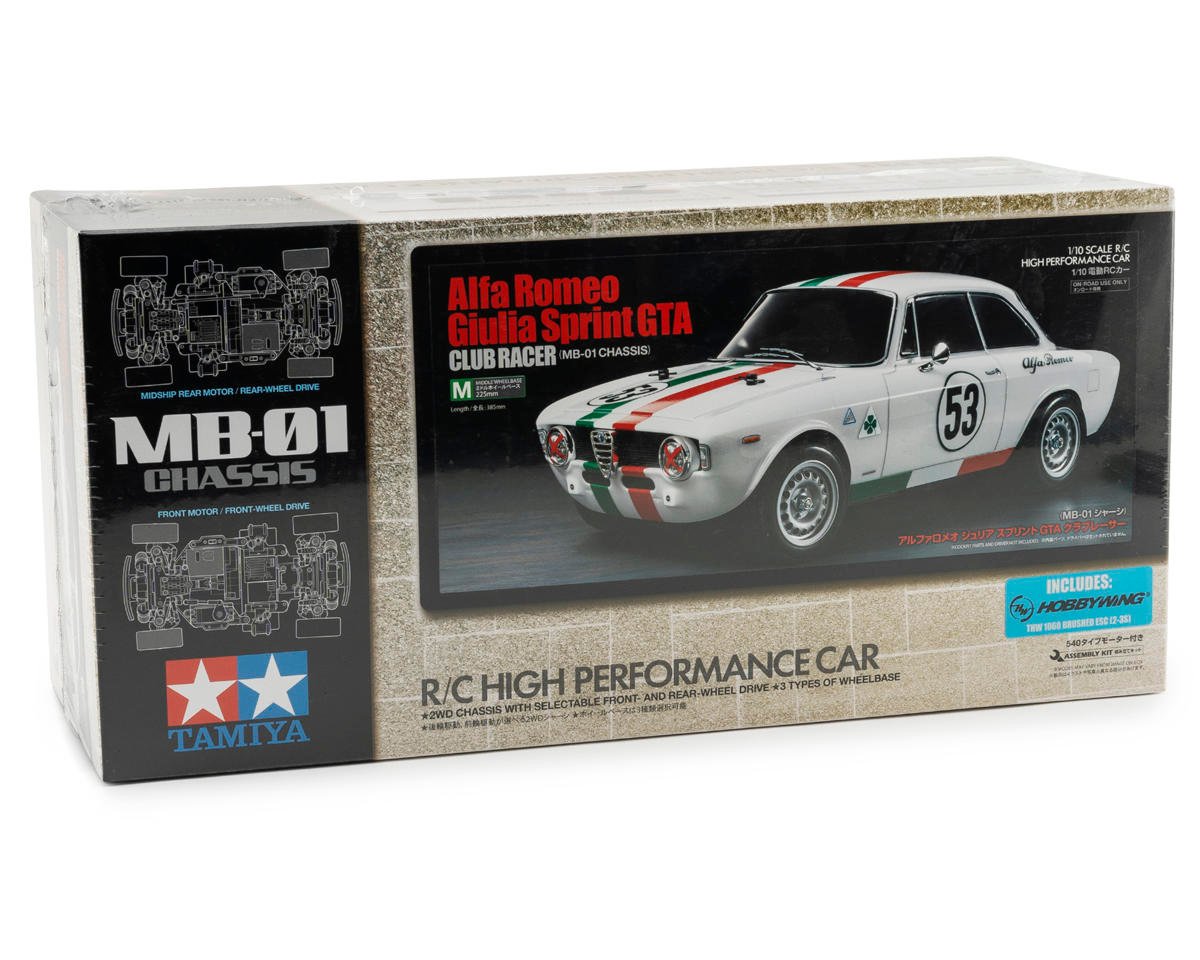 Tamiya - Alfa Romeo Giulia Sprint GTA Club Racer 1/10 FWD/RWD On-Road Kit (MB-01)