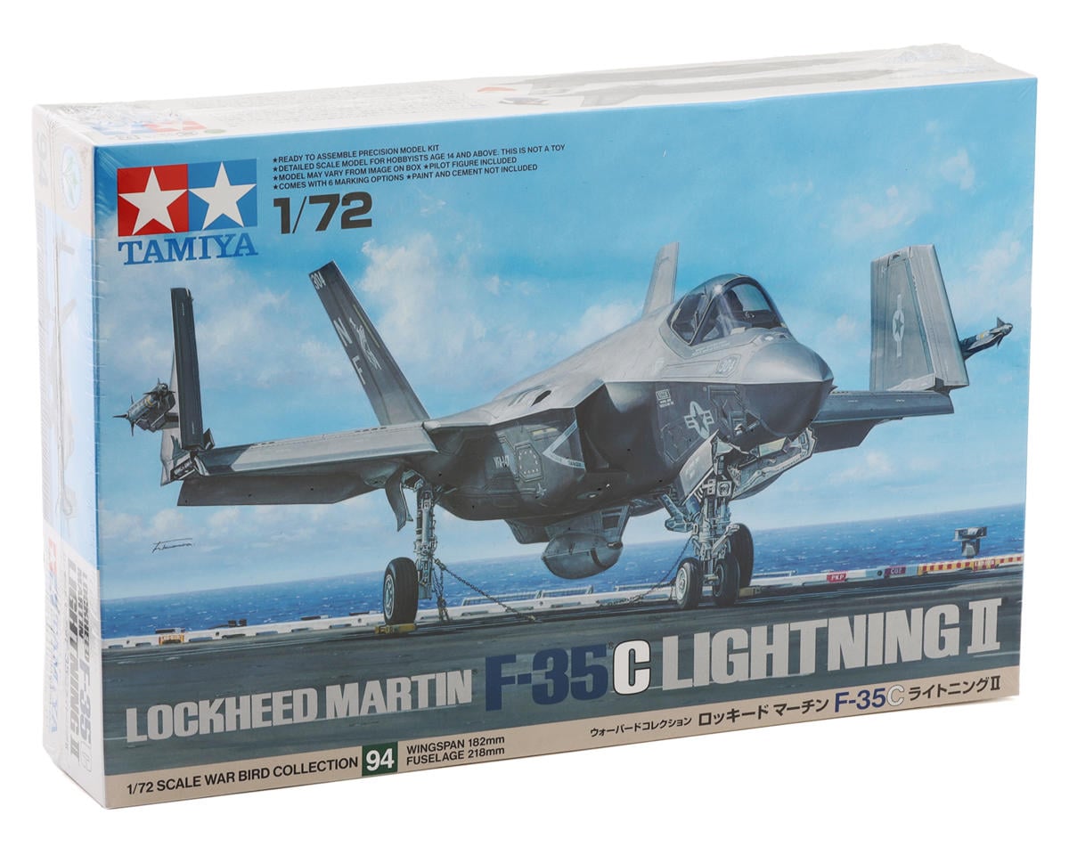 Tamiya - 1/72 Lockheed Martin® F-35®C Lightning II® War Bird Plastic Model Kit