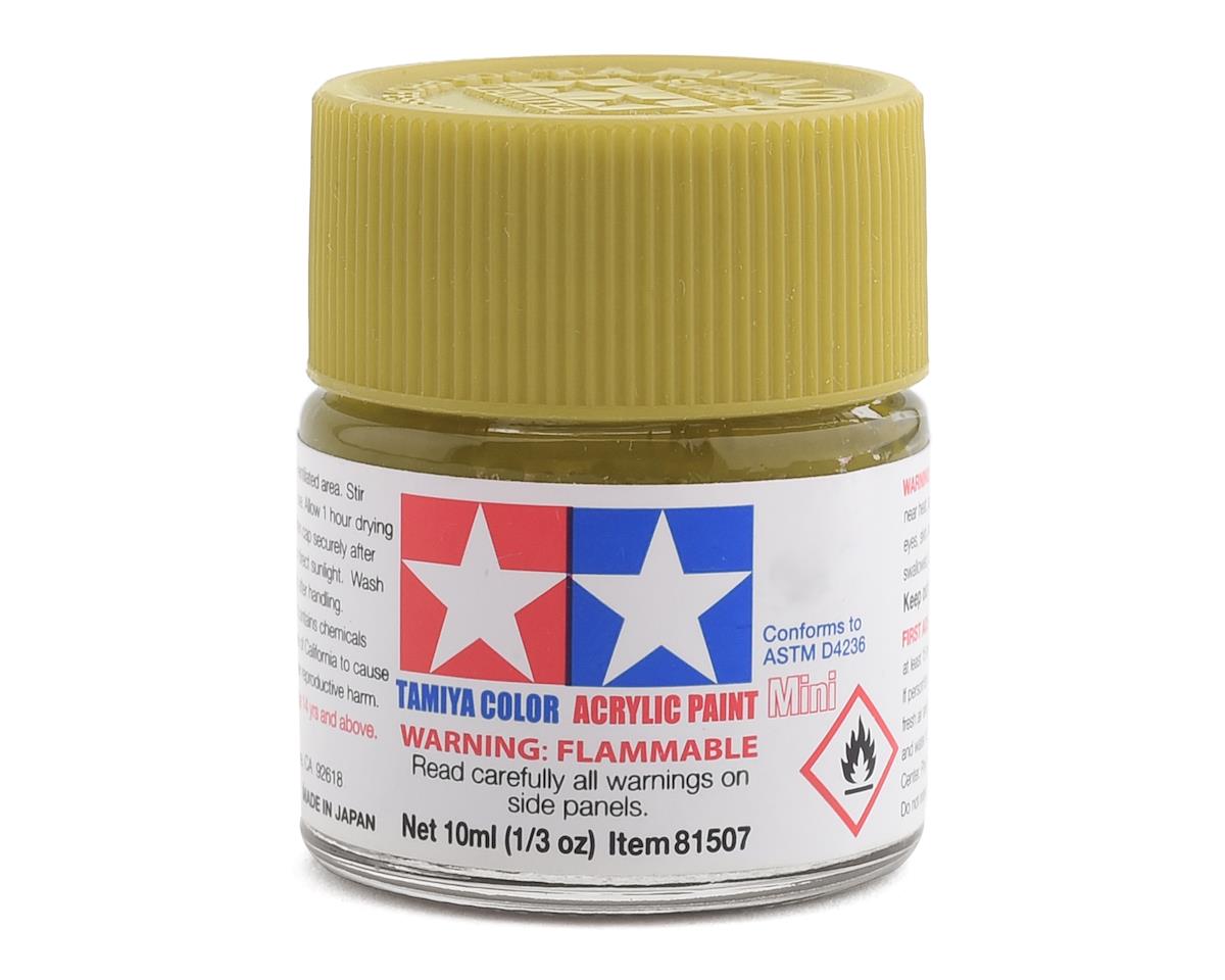 Tamiya - Acrylic Mini XF-4 Yellow Green Paint, 10ml Bottle