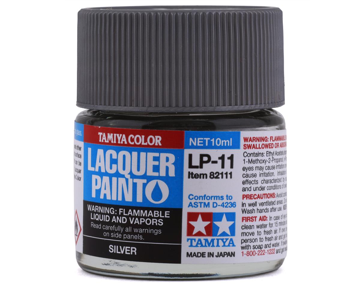 Tamiya - Lacquer Paint LP-11 Silver Lacquer Paint 10ml Bottle