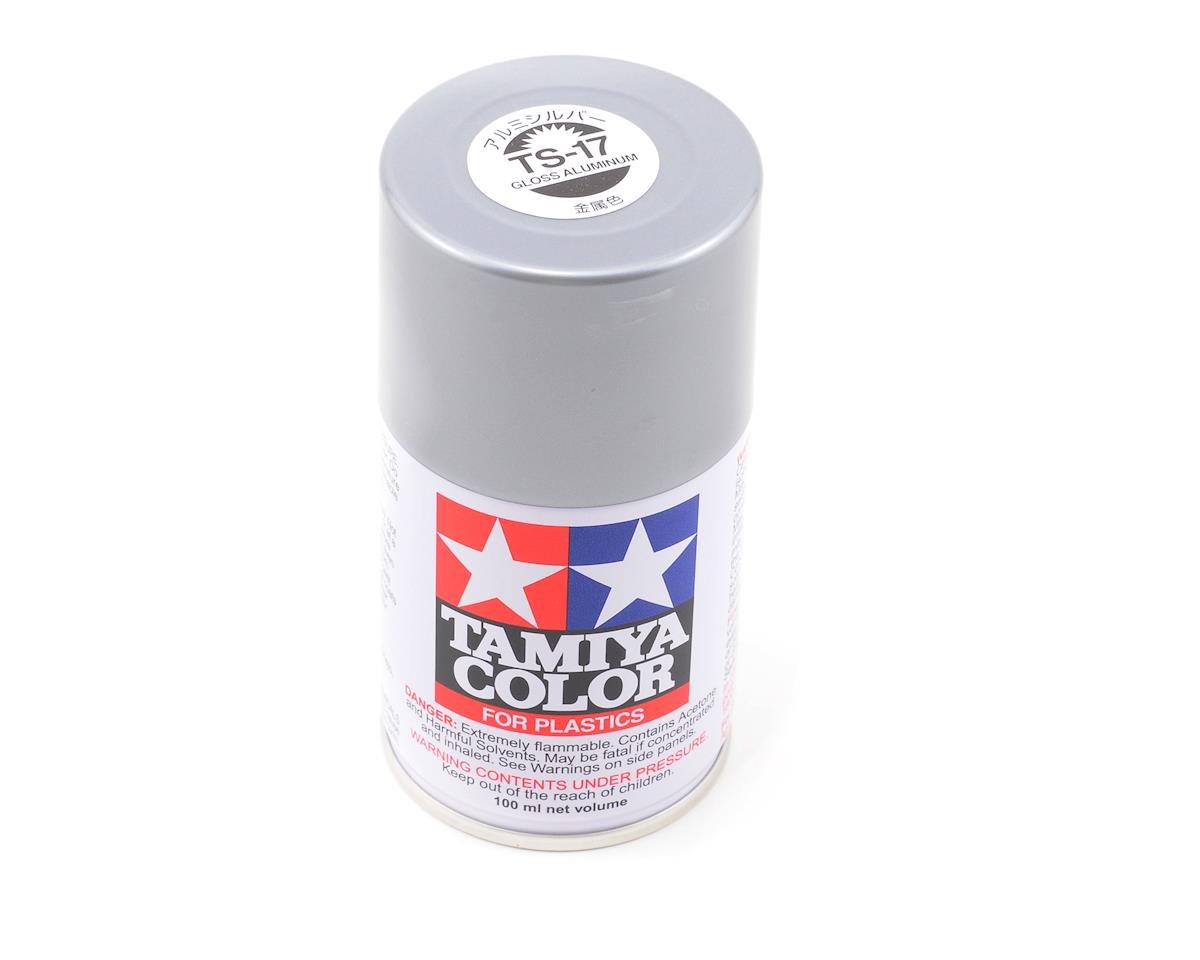 Tamiya - Lacquer Spray Paint, TS-17 Aluminum Silver - 100ml Spray Can