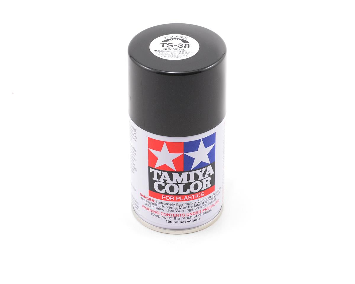 Tamiya - TS-38 Gun Metal Lacquer Spray Paint (100ml)