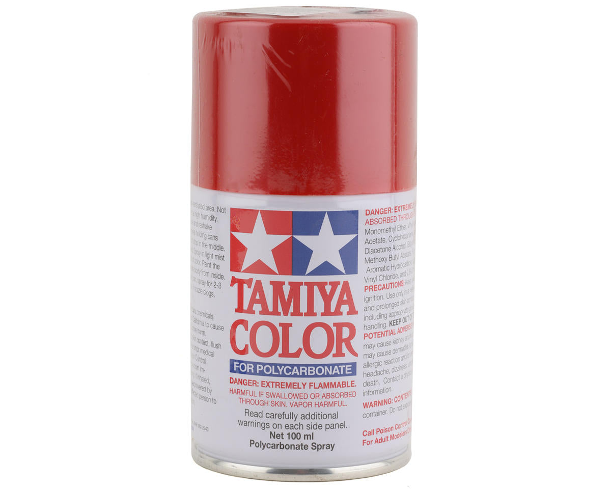 Tamiya - PS-60 Bright Mica Red Lexan Spray Paint (100ml)