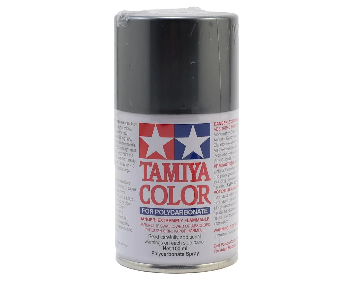 Tamiya - PS-63 Bright Gun Metal Spray Paint, 100ml Can
