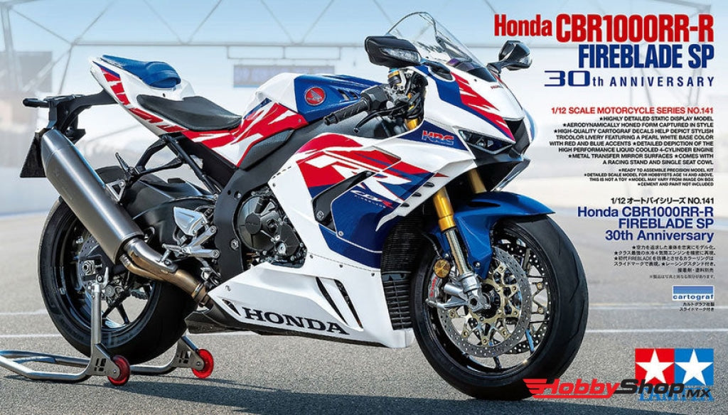 Tamiya - 1/12 Honda Cbr1000Rr-R Fireblade Sp 30Th Anniversary Plastic Model En Existencia