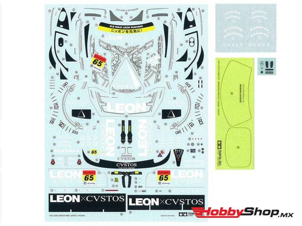 Tamiya - 1/24 Leon Cvstos Mercedes Amg Gt3 Plastic Model Kit En Existencia
