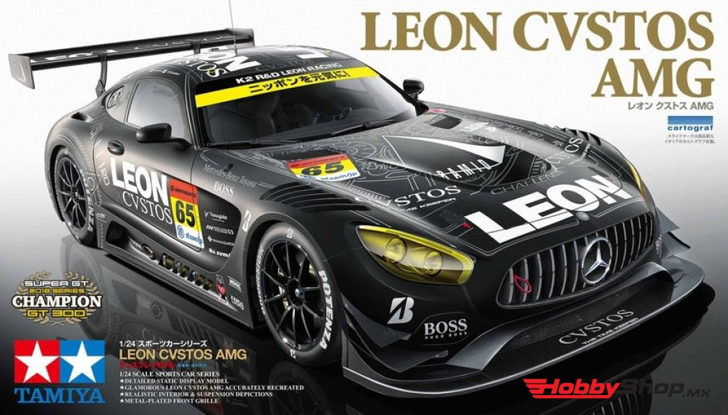 Tamiya - 1/24 Leon Cvstos Mercedes Amg Gt3 Plastic Model Kit En Existencia