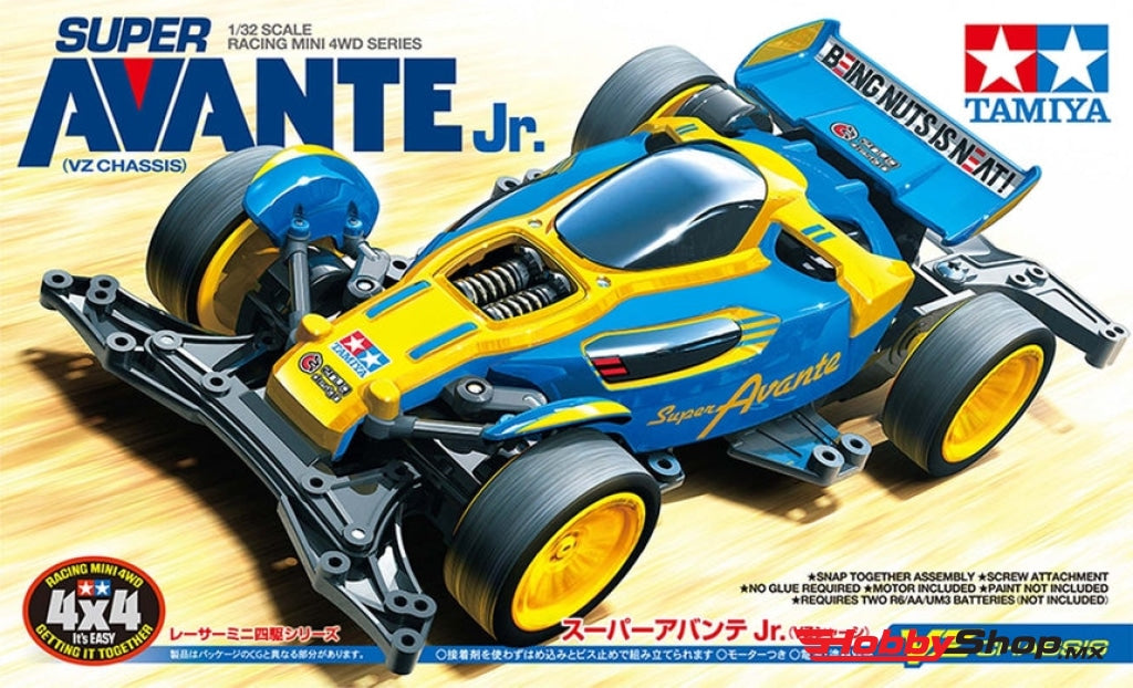 Tamiya - 1/32 Vs Jr Mini 4Wd Super Avante Jr W/ Vz Chassis En Existencia