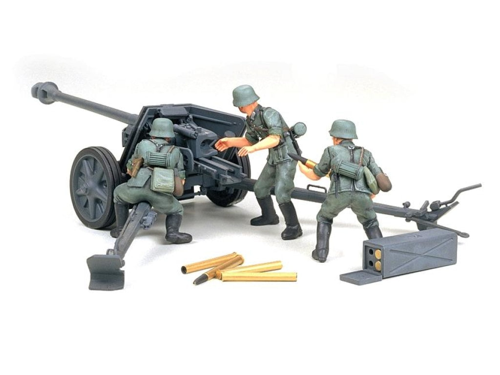 Tamiya - 1/35 German 75Mm Anti Tank Gun Plastic Model Kit En Existencia