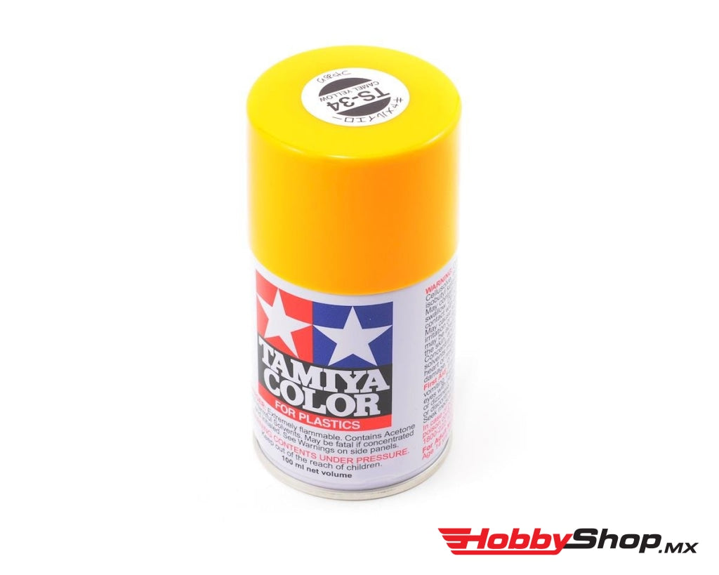 Tamiya - Lacquer Spray Paint Ts-34 Camel Yellow 100Ml Can En Existencia