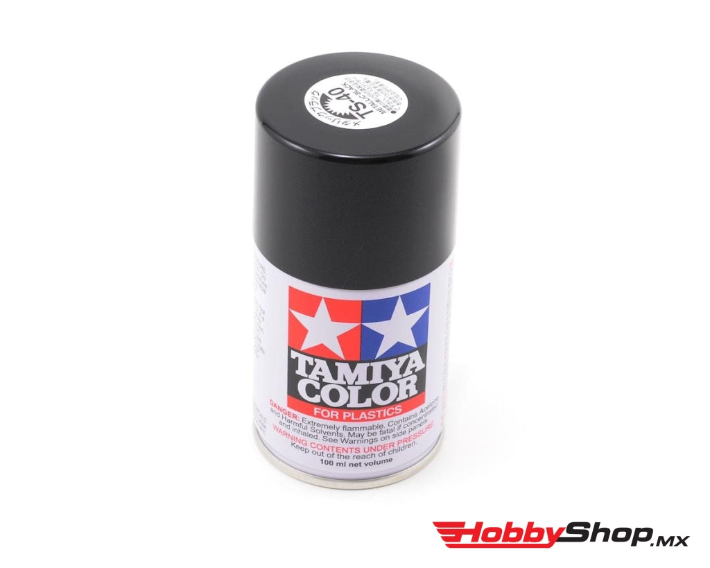 Tamiya - Lacquer Spray Paint Ts-40 Metal Black 100Ml Can En Existencia