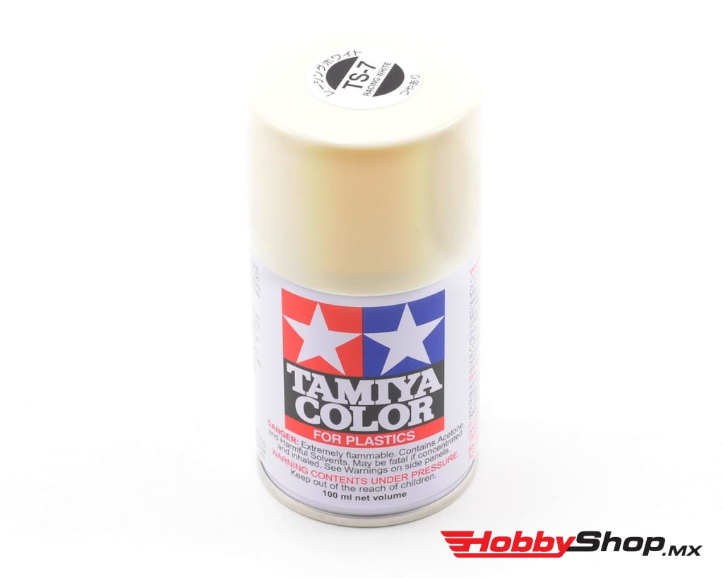 Tamiya - Lacquer Spray Paint Ts-7 Racing White 100Ml Can En Existencia