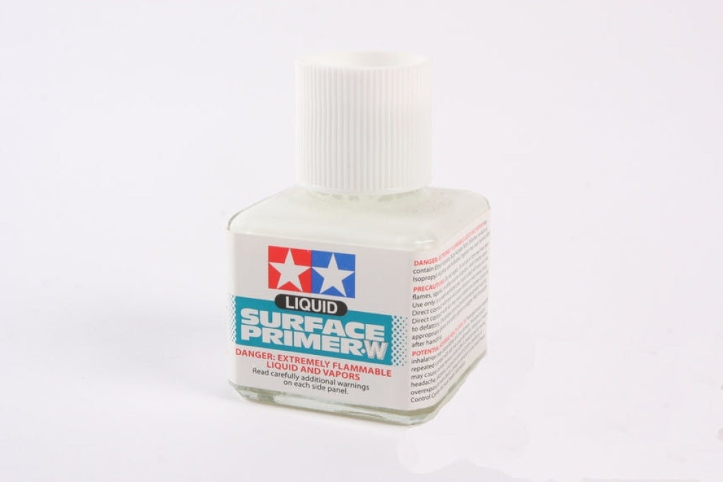 Tamiya - Liquid Surface Primer 40Ml Bottle White En Existencia