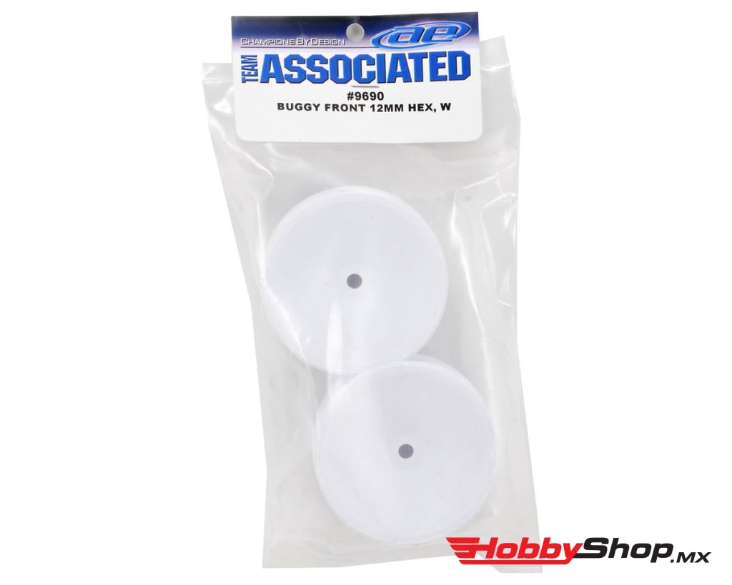 Team Associated - 12Mm Hex 2.2 Front Buggy Wheels (2) (B6) (White) En Existencia