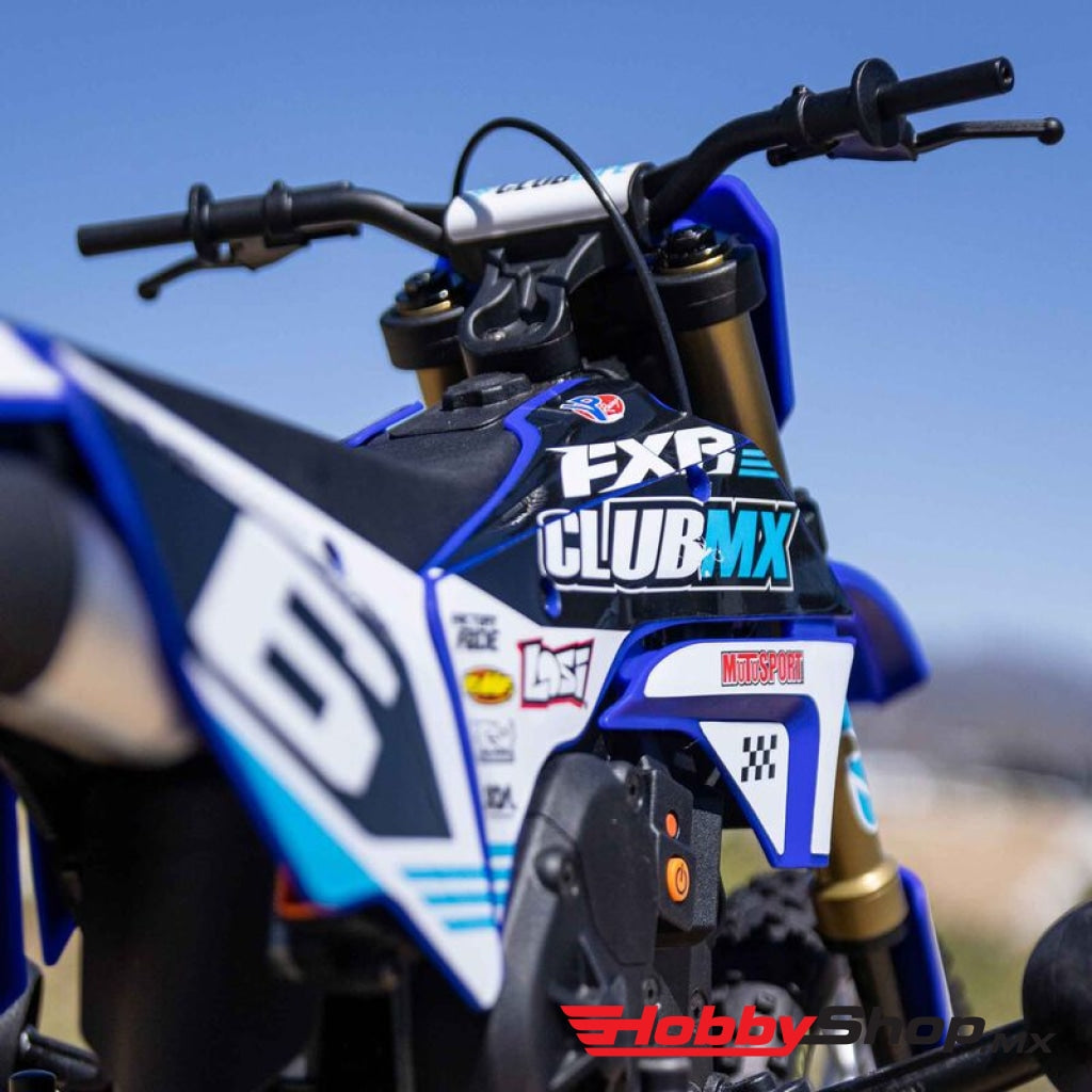 Team Losi - 1/4 Promoto-Mx Motorcycle Rtr Club Mx Blue En Existencia