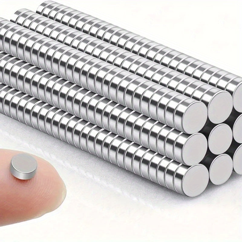 Set de 100 imanes redondos, 3 × 1 mm