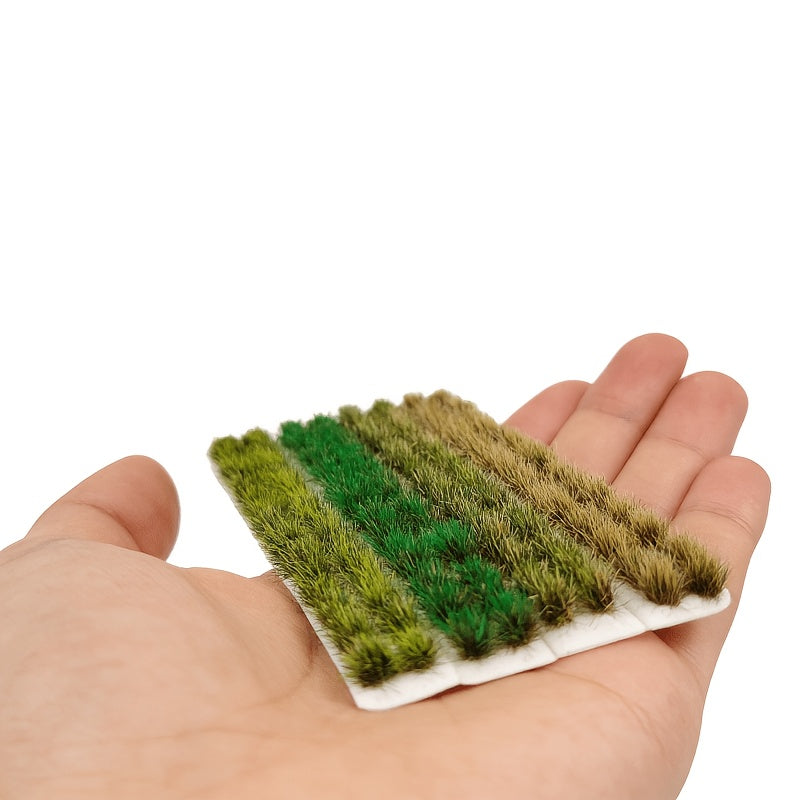 Mezcla de césped adhesivo para miniaturas, 120 piezas