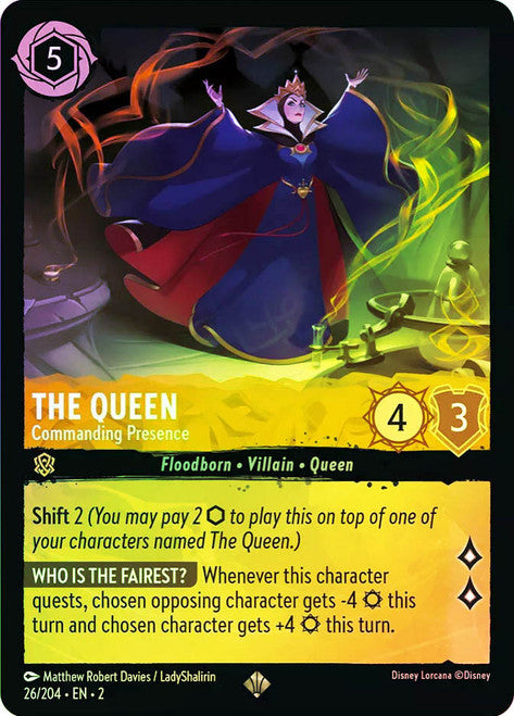 Carta Ariel - Singing Mermaid,Set Ursula´s Return, Número de Tarjeta 3 , Color Amber, Rarity Rare