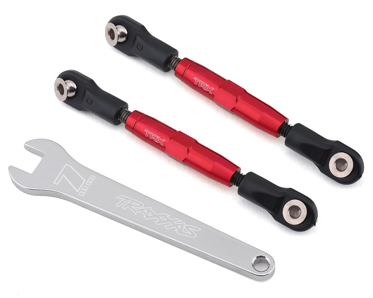 Traxxas - Aluminum 39mm Camber Link Turnbuckle (Red) (2)