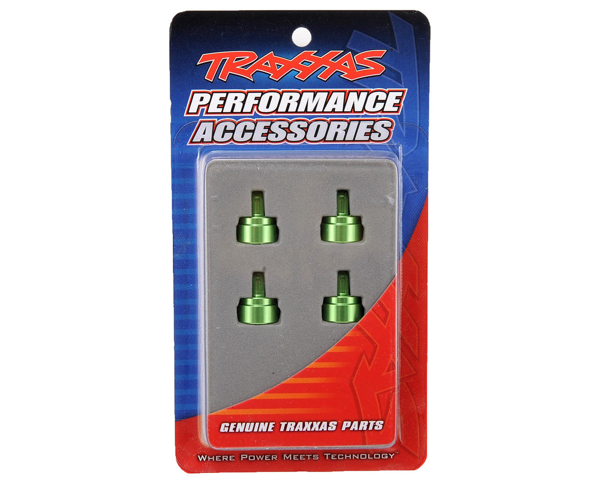Traxxas - Aluminum Ultra Shock Cap (Green) (4)