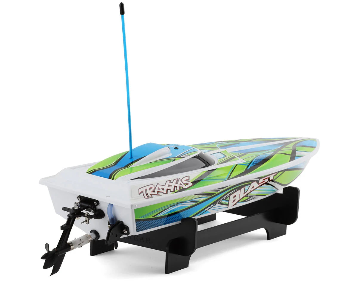 Traxxas - Blast High Performance Race Boat - Battery & DC Charger, Verde