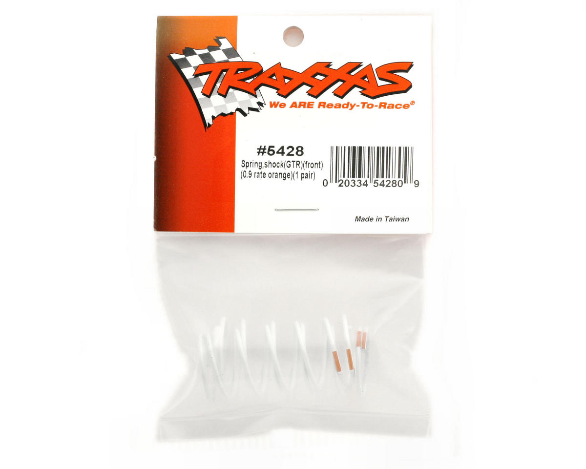 Traxxas - Front Shock Springs (Orange - GTR 0.9) (2)