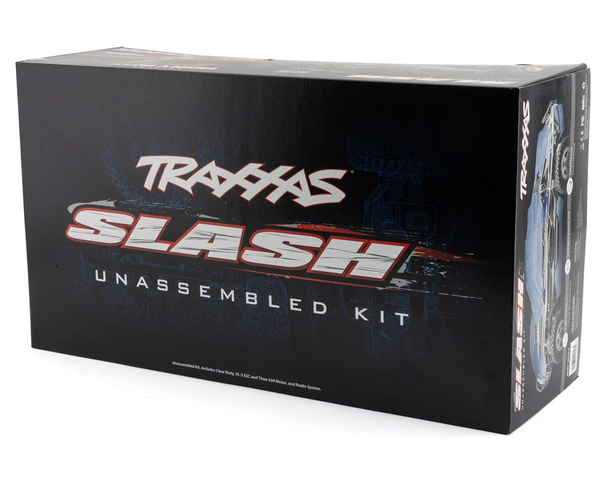 Traxxas - Slash® 1/10 Electric 2WD Short Course Truck Kit (Clear) w/XL-5™ ESC & TQ™ 2.4GHz Radio