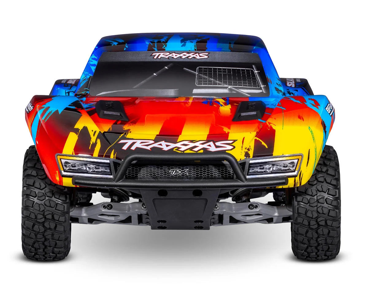 Traxxas - Slash VX3 1/10 RTR 2WD Brushless Short Course Truck w/VX3 ESC, TQi™ Sport 2.4GHz Radio & TSM®, Rock n´Roll