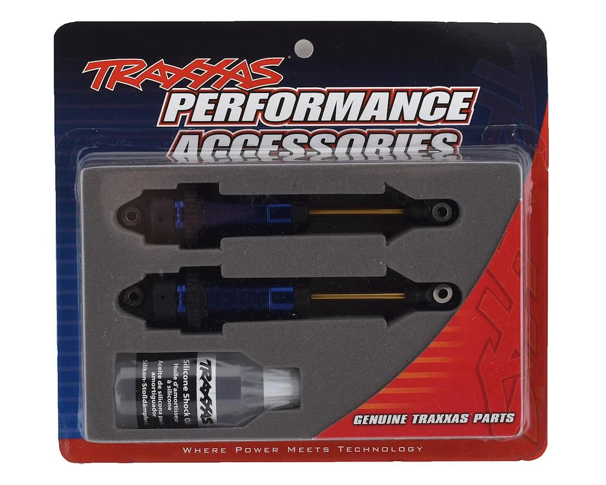 Traxxas - GTR XX-Long Shocks w/Ti-Nitride Shafts (Blue) (2)