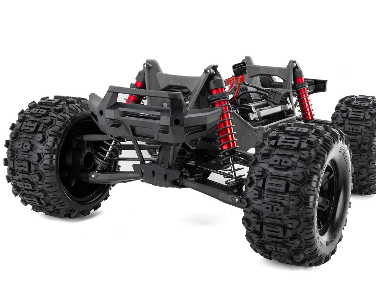 Traxxas - X-Maxx 8S 1/6 4WD Brushless RTR Monster Truck w/2.4GHz TQi Radio, TSM & Belted Tires, Roja