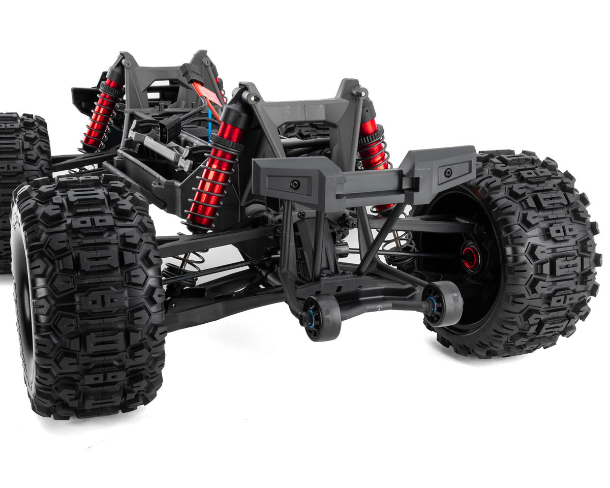 Traxxas - X-Maxx 8S 1/6 4WD Brushless RTR Monster Truck w/2.4GHz TQi Radio, TSM & Belted Tires, Roja