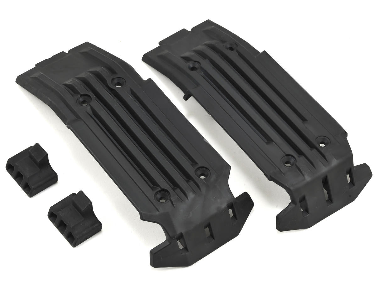 Traxxas - X-Maxx Front & Rear Skidplate w/Rubber Impact Cushion