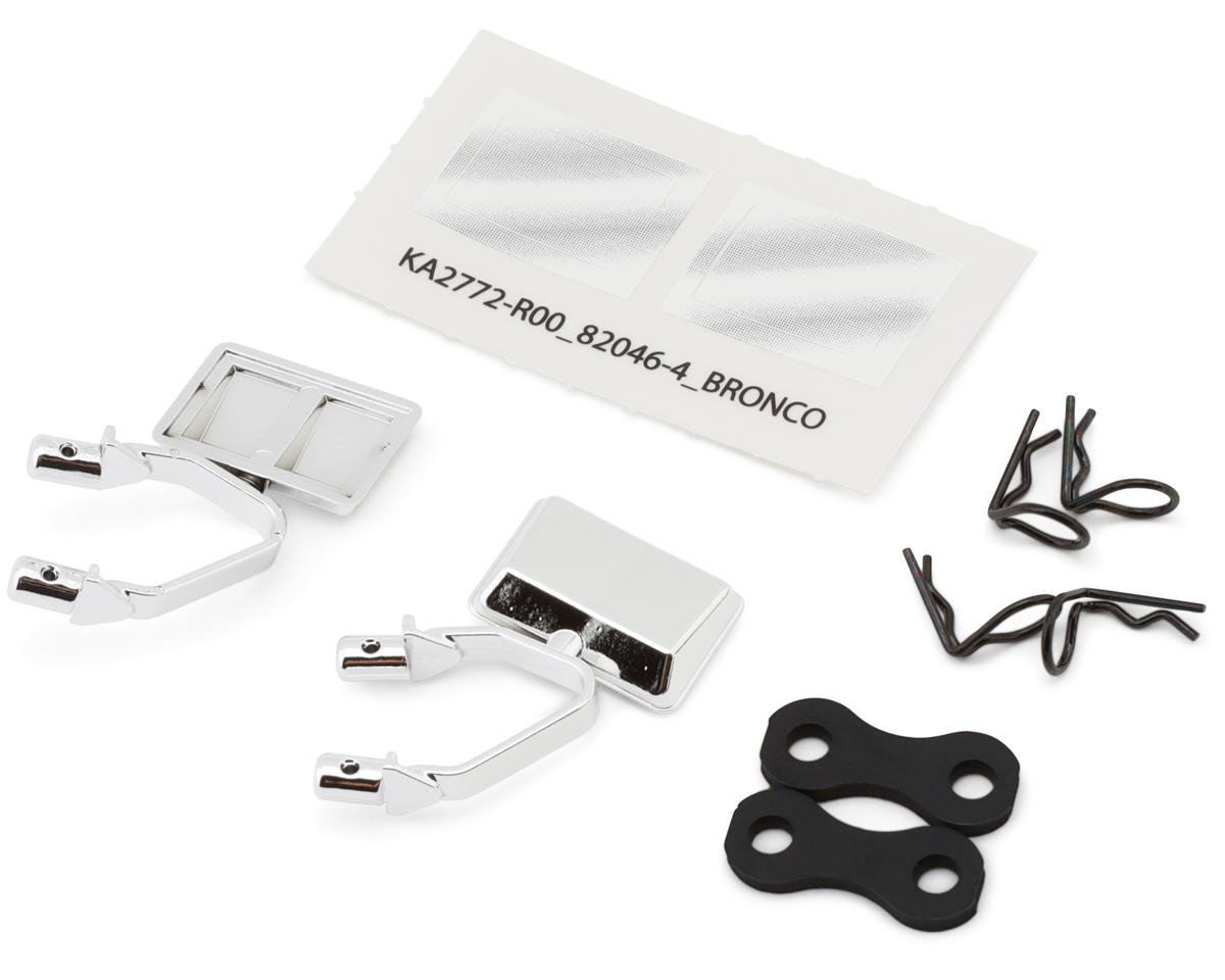 Traxxas - Chrome Side Mirrors (L&R) with Hardware