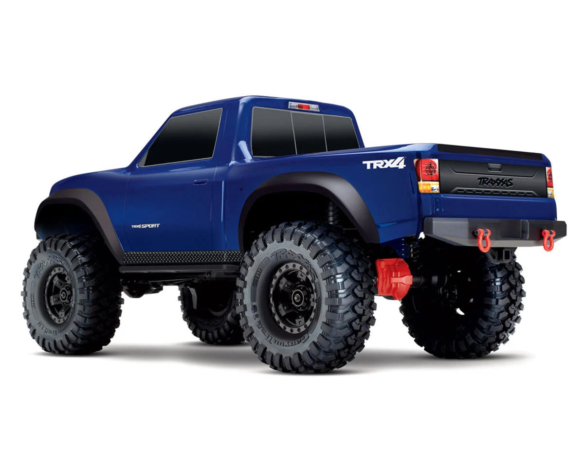 Traxxas - TRX-4® Sport 1/10 4WD RTR Scale Trail Rock Crawler w/XL-5™ HV ESC & TQ™ 2.4GHz Radio, Azul