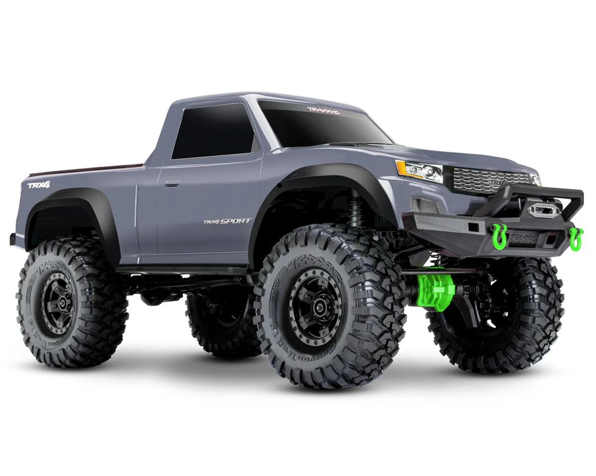 Traxxas - TRX-4® Sport 1/10 4WD RTR Scale Trail Rock Crawler w/XL-5™ HV ESC & TQ™ 2.4GHz Radio, Gris
